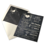 1814 INVITACIÓN DE BODA DISEÑO PIZARRA
