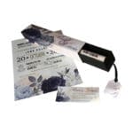 2014005 Invitación de boda  pergamino con estuche